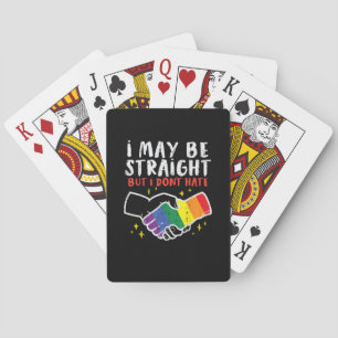 Ich bin vielleicht hetero, aber ich hasse die Gay- Spielkarten