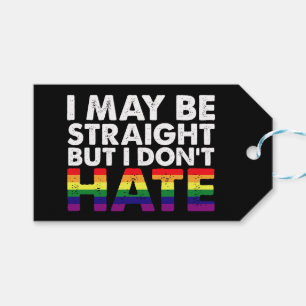 Ich bin vielleicht hetero, aber ich hasse LGBT Gay Geschenkanhänger