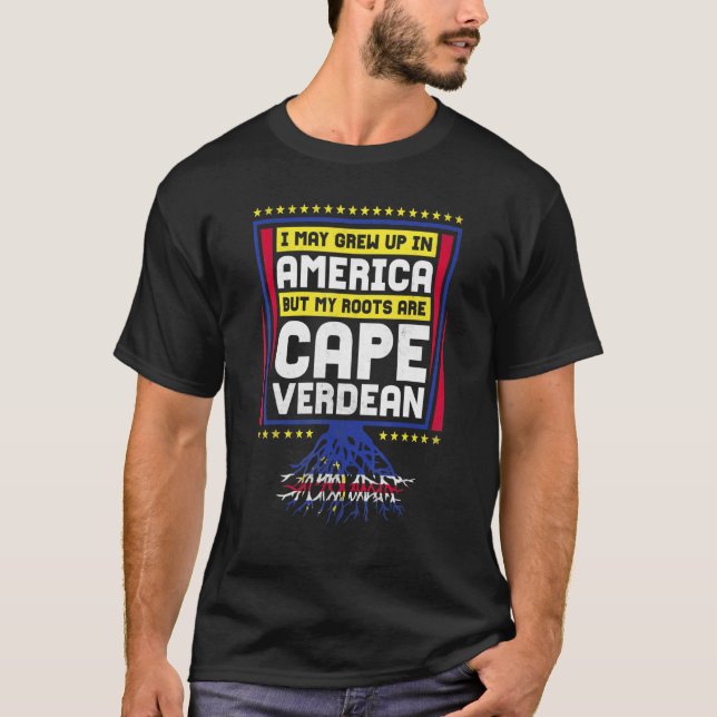 Ich bin vielleicht in Amerika aufgewachsen, aber m T-Shirt (Vorderseite)