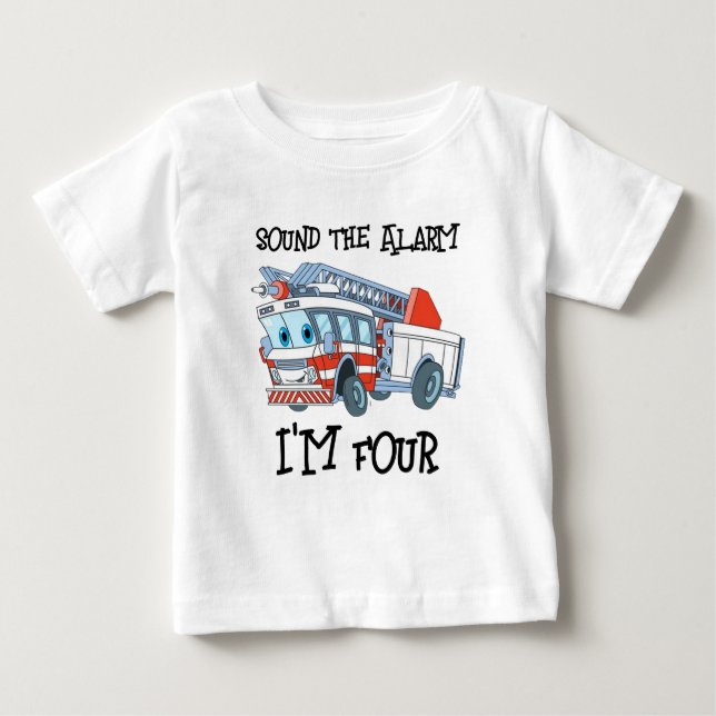 Ich bin vier baby t-shirt (Vorderseite)