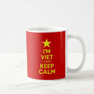 Ich bin Vietnam, ich kann nicht Ruhe Behalten habe Kaffeetasse