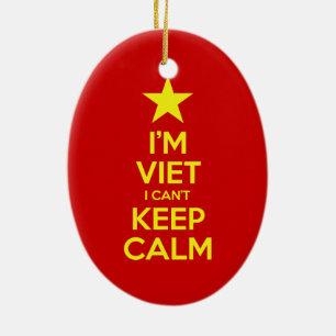 Ich bin Vietnam, ich kann nicht Ruhe Behalten habe Keramikornament