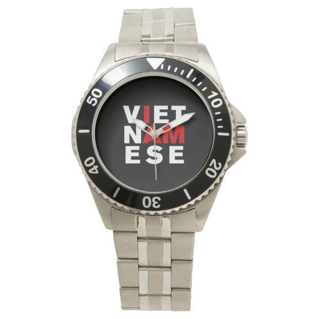 ICH BIN VIETNAMESE ARMBANDUHR (Vorderseite)