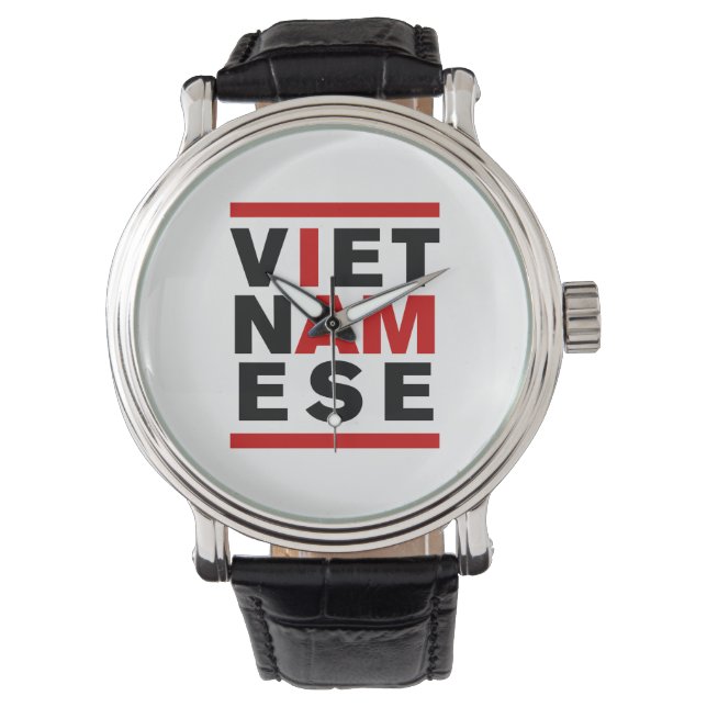 ICH BIN VIETNAMESE ARMBANDUHR (Vorderseite)