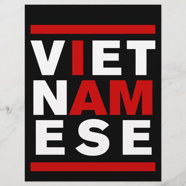 ICH BIN VIETNAMESE FLYER (Vorne)