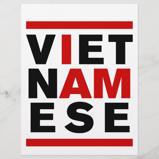 ICH BIN VIETNAMESE FLYER (Vorne)