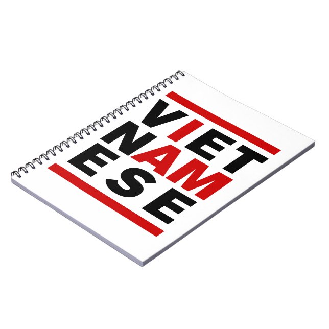 ICH BIN VIETNAMESE NOTIZBLOCK (Linke Seite)