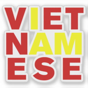 ICH BIN VIETNAMESSE AUFKLEBER