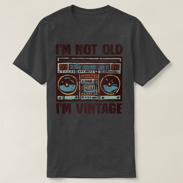 Ich bin Vintag 1 T-Shirt (Design vorne)
