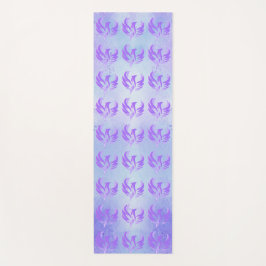 Ich bin violetter Flammenfeuervogel - Blau Violett Yogamatte