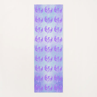 Ich bin violetter Flammenfeuervogel - Blau Violett Yogamatte