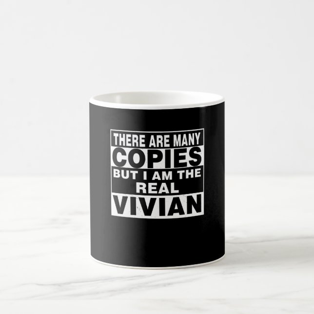 Ich bin Vivian Funny Personalisiertes Geschenk Kaffeetasse (Mittel)