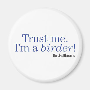 Ich bin Vogelbeobachter Magnet