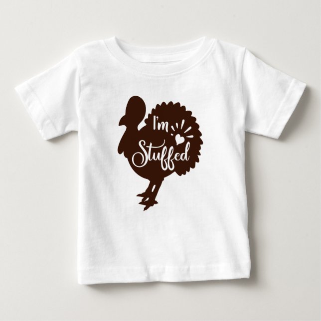 Ich bin voll Funny Erntedank Baby T-shirt (Vorderseite)