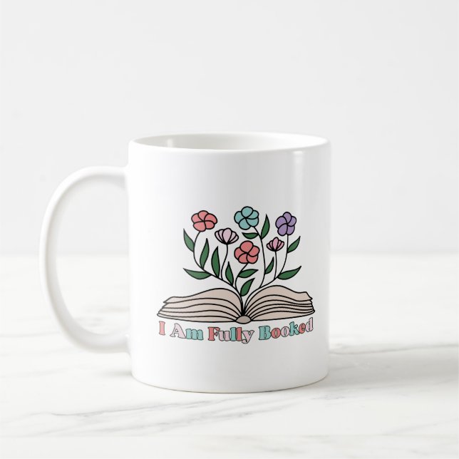 Ich bin voll gebucht kaffeetasse (Links)