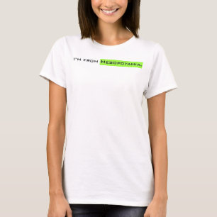 Ich bin vom Mesopotamia. T-Shirt