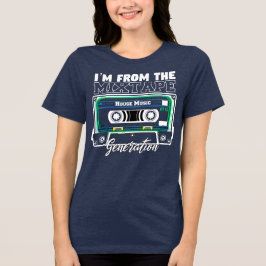 Ich bin vom Mixtape Generation (House music) Tri Tri-Blend Shirt