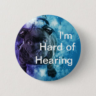 Ich bin von der Anhörung hart: niedliches Button