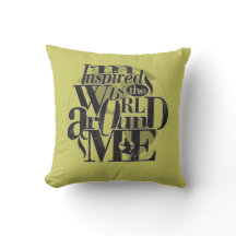 Ich bin von der Welt um mich Inspiriert