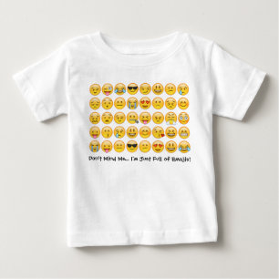 Ich bin von Emojis… Kleinkind Emoji T-Shirt voll