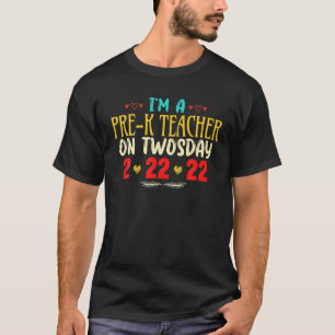 Ich bin Vorschullehrerin am zweitägigen sonnigen 2 T-Shirt