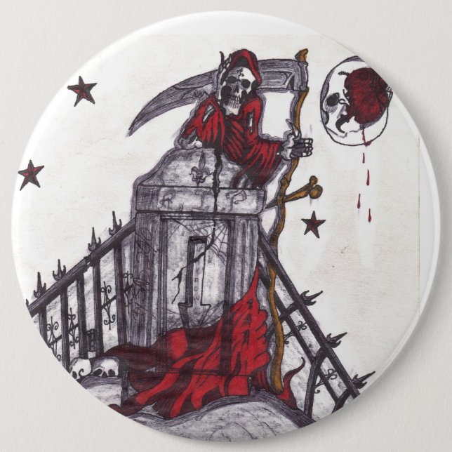 Ich bin wartete Knopf gewesen Button (Vorderseite)