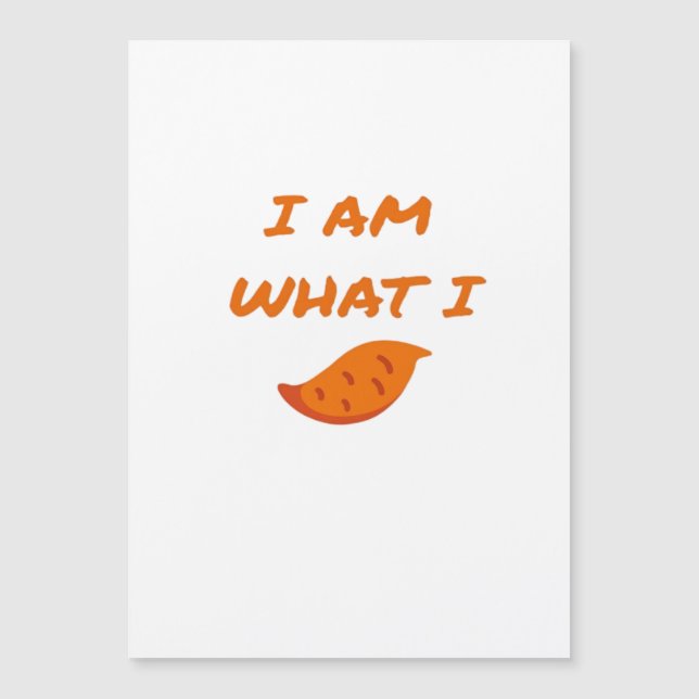 Ich bin was ich bin Classic Magnetkarte (Vorderseite)