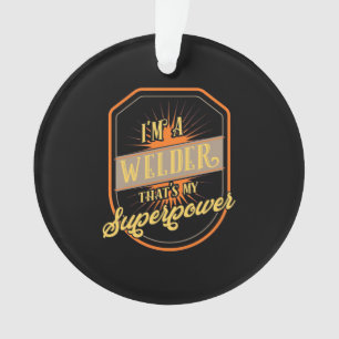 Ich bin Welder Ornament
