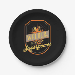 Ich bin Welder Pappteller