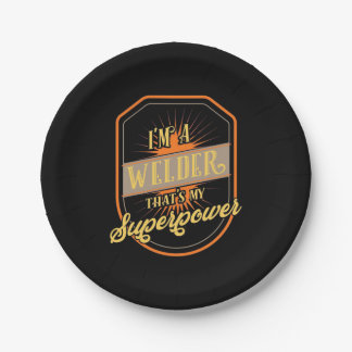 Ich bin Welder Pappteller