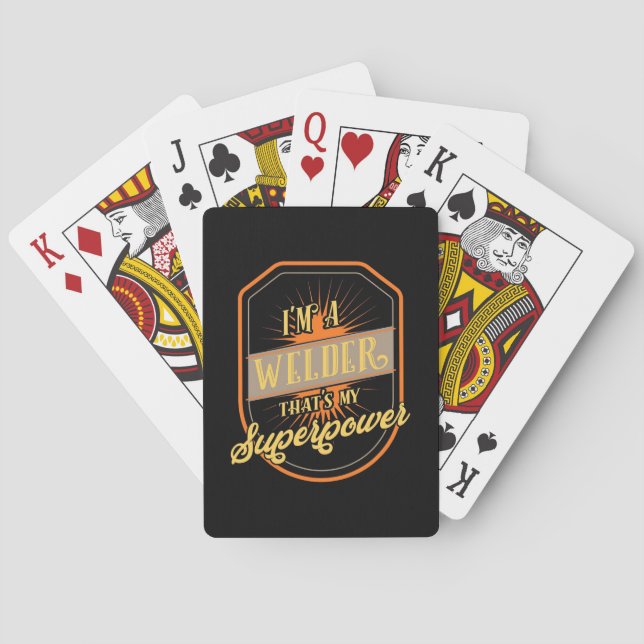 Ich bin Welder Spielkarten (Rückseite)