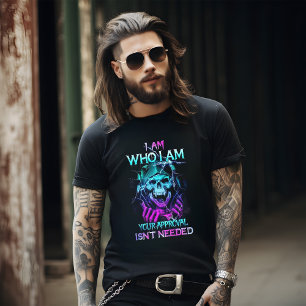 Ich bin, wer ich bin, Gothic Skeleton T-Shirt