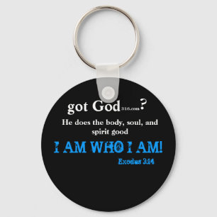 ICH BIN WHO ICH BIN gotGod316.com Schlüsselanhänge Schlüsselanhänger