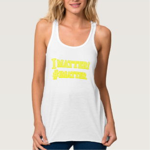 "Ich bin wichtig!" Niedliches Ausdrucksdesign. Jet Tank Top