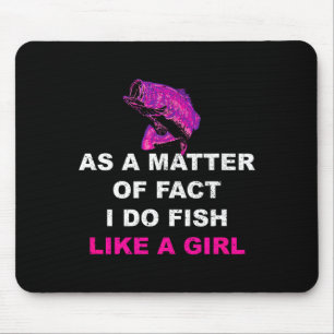 Ich bin wichtig, Tatsache, Fisch mag Angeln Mousepad