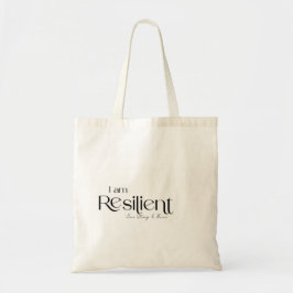 Ich bin widerstandsfähig gegen trendy Tote Bag Tragetasche