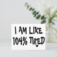 ICH BIN WIE 104% MÜDE - FUNNY PUN LAZY