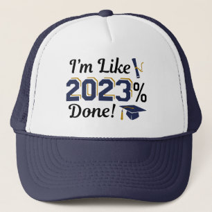 Ich bin wie 2023 Prozent fertig Truckerkappe