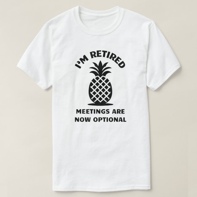 Ich bin wieder müde Sitzungen sind jetzt optional  T-Shirt (Design vorne)