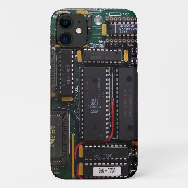Ich bin wirklich Board PCB iPhone Case (Rückseite)