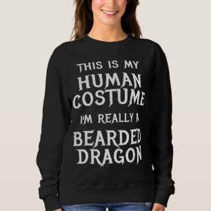 Ich bin wirklich ein bärtiger Drache, leicht Hallo Sweatshirt