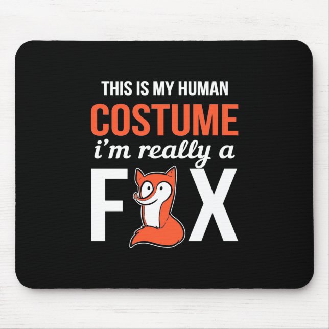 Ich bin wirklich ein Fuchs Mousepad (Vorne)