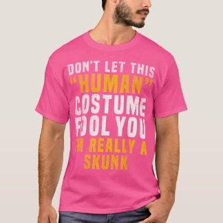Ich bin wirklich ein Skunk Halloween Easy Funny Id T-Shirt