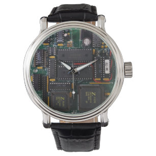 Ich bin wirklich Leiterplattenwestenwache Armbanduhr