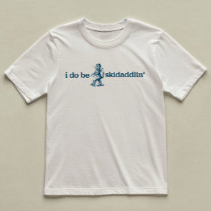 Ich bin wirklich Skidaddlin' Fun Cat Gent Illustri T-Shirt
