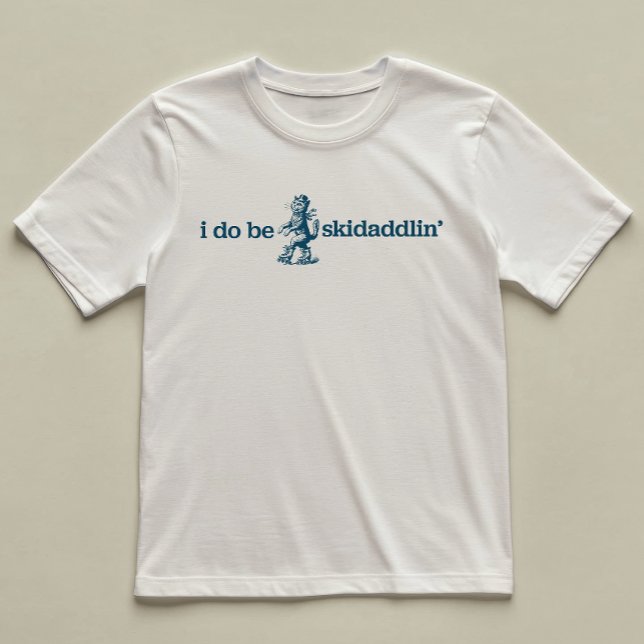 Ich bin wirklich Skidaddlin' Fun Cat Gent Illustri T-Shirt (Von Creator hochgeladen)