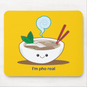 Ich bin wirkliches Pho Mousepad
