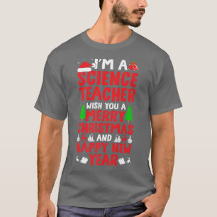 Ich bin Wissenschaftslehrerin frohe Weihnachten un T-Shirt