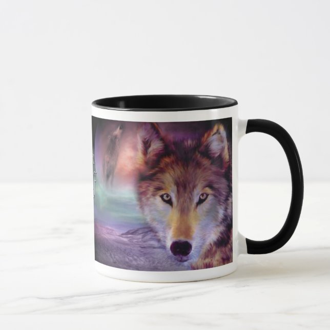Ich bin Wolf-Tasse Tasse (Rechts)
