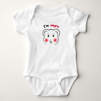 Ich bin wütender Bär – Cute Minimalistische Stimmu Baby Strampler